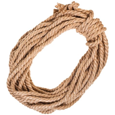 50 foot hempen rope.